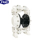 FGO pneumatic diaphragm pump engineering plastic PP + Teflon diaphragm QBK3-50SF DN50 flow rate 22m3/h