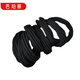 Barberry High Elastic Hair Tie Rubber Band Hair Tie Thick Ponytail Seamless Hair Tie for Women Simple Korean Durable Rubber Ring Leather Case Mesh Style Black 10 Pieces