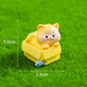 Cute Cartoon Shiba Inu Desktop Ornament Mini Puppy Kitten Simulation Animal Model Toy Micro Landscape Decoration 5 Naughty Kittens Set