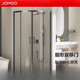 Jomoo customized curved fan-shaped sliding door shower room glass partition dry and wet separation 12 fan-shaped Yahei 900mm*900mm*1900mm does not include steam