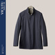 VICUTU men's windbreaker stand collar reversible coat VBW21342451 gray blue 175/96B