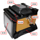 Shenfei Original aus den USA Kangwei C6S/C9S Optical Cable Faser Schmelzmaschine Viermotor vollautomatische Faserschweißmaschine Sechsmotor Schmelzende Maschine Hauptleitungsfaser-Schmelzmaschine Kangwei A4-Schweißmaschine