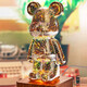 
Jianyi decoration home glowing violent bear birthday gift for girls practical and heart-warming high-end night light bedside atmosphere light