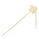 Su Shiliu New Chinese Style Fan Hairpin Flower Tassel Ancient Style Hanfu Hairpin Daily Modern Girl Birthday Gift for Girlfriend Fan Tassel Hairpin Including Gift Box