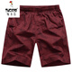 Holzspecker (Tucano) farbige Strandhosen für Herren Burgund Casual Fünf-Punkte-Shorts Loose Cotton Summer Shorts durchdringen 9277 Dunkelblau [verbesserter Pocket Reißverschluss] 2xl 160-180jin [Jin gleich 0,5 kg]