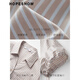 
Red sleeve striped shirt summer 2024 new women's clothing with shoulders off the shoulders and casual fashion and versatile temperament This year's beautiful shirt Kalan strip 722 M