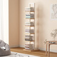 Anya invisible bookshelf floor-to-ceiling wall-mounted living room corner shelf sandwich small narrow book storage rack 6 layers