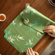 Taoyu tea towel, tea cup, tea mat, Chinese tablecloth, pot absorbent tea towel mat, pure cotton rag, tea set, light luxury cover cloth, tea cloth, dry soaked bamboo shadow tea mat - rectangular