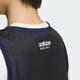 阿迪达斯 （adidas）男装 图案印花双面穿男士篮球运动背心T恤 IT4733 JI9761 M