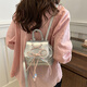 Liyou -Rucksack für Frauen mit kleinem Rucksack für Mädchen, die aus dem koreanischen Mädchen Rucksack für Frauen spielen 2024 New Fashion College Style Pink