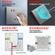 Bull Switch Socket Panel Ganzes Haus Set G12 Graues Fünf-Loch-Ein-Open-Open-Mauer-Verdeckte ultradünne Wand offizielles Flaggschiff mit 10 geneigten fünf Löcher [Prioritätsabgabe]