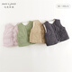 MARC&JANIE three-proof Mark Jane baby winter clothing for boys and girls plus velvet cotton vest children's top 241538