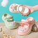 Xianzheyi Kinderschuhen für Mädchen Sommer Neue Lochschuhe Nicht-Schlupf-Kleidung mittelgroß