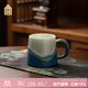 Forbidden City Culture Impression Qianli Jiangshan Mug Cup Water Cup Ceramic Cup Coffee Cup 300ml Souvenir Gift Box Palace Museum Cultural and Creative Gifts