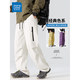 Juif Américain de travail Paratrooper Pantalon décontracté pour le printemps et l'automne Nouveaux pantalons longs de sports à jambe large lâche 20137 / CK699 Purple L