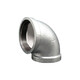 Jinniu Pipe Industry Plastic-lined Malleable Steel 90 Elbow Specifications DN50 Gray DN50 Malleable Steel