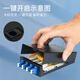 
Ainenxin 4-port fiber terminal box empty box SC full-fit 4-port SC fiber terminal box LC full-fit fiber continuous box tail fiber welding box snap design thickened shell open with one button 4-port empty box [Applicable to SC/LC]