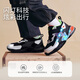 江博士（DR·KONG）冬季男女童舒适学步鞋 潮流时尚灯鞋魔术贴儿童运动鞋 黑/银/灰 27 脚长约16.2-16.8