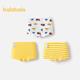 Balabala boys underwear cotton type A children's boxer shorts baby skin-friendly four-corner three-pack 209925170105
