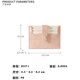 Yideli small card bag female ultra-thin card bag student simple card bag multiple card position bank card bag multi-color cute mini card bag blue