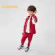 Balabala children's clothing children's suit boys and girls long-sleeved spring and autumn 2025 baby contrasting color knitted trend 208125104203