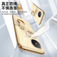 欧格迪（OUGEDI）适用华为pocket 2手机壳宝盒pocket2真皮p50pocket折叠屏pockets手机壳p60宝盒真皮全包防摔保护套 P60/Pocket2【鎏光金】高端真皮丨蛇年限定