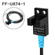 
Shenwu FF-U67 slot type photoelectric switch sensor EE-SX670/1/2/3/4/5/6/7 limit sensor FFU673-CR3 (3-meter wire) PNP high level