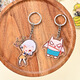 Acrylique Chain Personnalisation Cartoon Cartoon Star Peripheral DIY Pendant Logo Logo Advertising Chain Personnalisation de la chaîne de clés 5 cm [personnalisée à partir de l'image]