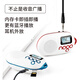 乐果Q12迷你蓝牙音箱插卡收音机老人专用听戏机大音量便携式音乐播放器儿童英语学习磨耳朵故事机 白红色 +空白内存卡+读卡器【英文听力专用】