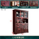 Champion Wood Language Rosewood solid wood sideboard and wine cabinet integrated wall cabinet new Chinese style living room high cabinet storage storage cabinet 1.42 m sideboard