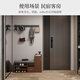 Shidai home (shidaijiaju) shoe changing stool home door shoe cabinet sitting stool integrated soft bag long stool entry shoe rack can sit in the door stool shoe wearing stool