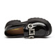 Rich bird loafers women's casual British style thick sole sponge cake single shoes women's shoes FN0235/1049 black 39