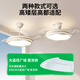 Daguanyuan (DGY) Lüfterleuchte Schlafzimmerlampe Neue unsichtbare Stil, moderne einfache nordische Hauptschlafzimmer -Raumlampe Integrierte Lampe 687o Deckenmodell 48 Zoll - Offline -Stimme - 48W - Volles Spektrum