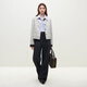 Fan Silan French small fragrant jacket for women's spring 2024 new super beautiful short top 23FS14701 mixed style L
