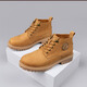 Minglang Mellen Martin Boots Herrenstiefel vielseitige Retro-Arbeitskleidung gelbe Stiefel Paare Paiteln Schneestief
