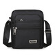 Ziwu Dried Men's Bag Casual Shoulder Bag Oxford Cloth Small Backpack Men's Bag Casual Crossbody Bag Canvas Bag Hand-in Business Trend [Si La Basic Style]+[YZ3519 Black]