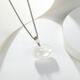 Zhou Liu Fu Xiangyun Ruyi Lock Necklace White Moonlight Cedony Pendant Birthday Gift J0414088 Colored Rope
