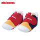 Mikihouse Kleinkindschuhe für Jungen- und Mädchenschuhe klassische Indoor-Schuhe für Babys und Kleinkinder vierjährige nicht rutschende atmungsaktive Babyschuhe Sportschuhe mehrfarbig 12 (geeignet für Fußlänge 11,5 cm)