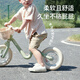 kidpop children's balance bike 1-3 years old without pedal bike children's scooter stroller baby walker one year old gift pink color