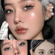 Muyu children's stage makeup face accessories concert face stickers diamond broken diamond eye makeup bright diamond tear diamond face sticker rhinestone pearls 165 pieces each
