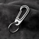 Jin Xiemeng Einfacher Edelstahl-Metall-Metallketten Kreativer Flaschenöffner Auto Schlüsselanhänger Anti-Verlust Taille Hanging Exquisite Schlüsselkette Silber Hufeisen Crack-Send-Schraube Messer