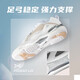 Li Ning Sonic Boom OP Badminton Shoes for Men and Women Same Style Cushioning and Wear-Resistant Badminton Shoes Professional Training Shoes Badminton Competition Shoes Standard White 37