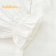 Balabala girls and children long-sleeved shirt autumn children's lace shirt 24102001