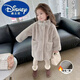
Disney girls winter jacket new baby girl winter style warm long fur children new winter clothes trendy gray long fur jacket 120