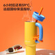 
Chakolab and Xubingba Cup Large capacity insulation summer cold cup stainless steel insulation water cup outdoor office tycoon cup Baking cup - Orange Ocean 1050ml