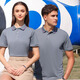 polo衫短袖定制印logo印字公司工作服工衣校服上衣夏季广告文化衫 灰色698 M 《110-125斤》