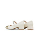 Tianmeiyi shoes women's shoes mall same thick heel French retro single shoes Mary Zhen shoes spring and autumn style BJ761CQ4 beige 37