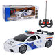 ZOCO remote control car simulation sports car children's toy car birthday gift remote control car Lamborghini model car police car Lamborghini police car (two-way front and rear batteries are not included)
