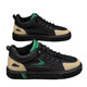 Donggu Pedale Herrenschuhe Sport und Freizeit Frühling und Herbst 2024 Neue Fahrwerk Dick-Soled-Kear-resistente Brettschuhe Herrenschuhe FH-Jingyi-SL-9916 Black and Green 40