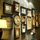 Vinoya Massivholzfoto Wandfoto Rahmen Wand amerikanische Wohnzimmer Sofa Hintergrund Wand Dining Bilderrahmen Dekorative Retro -Stil -Fotorahmen Kombination 6198 Modelle Modelle